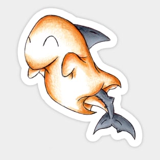 Spooky Shark Sticker